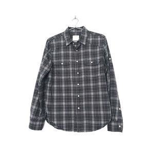 Life/After/Denim Plaid Button-Up Shirt